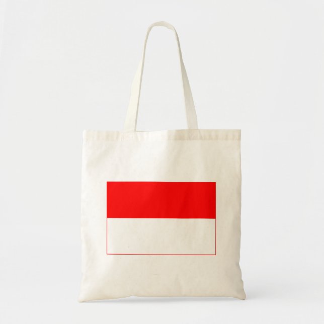 Indonesia Flag Tote Bag (Front)