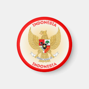 Indonesia Heritage Emblem Magnet