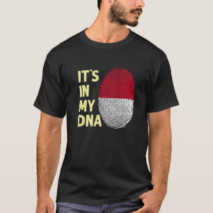 Indonesia In My Dna Indonesian Flag Team Indonesia T-Shirt
