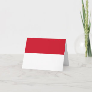 Indonesia (Indonesian) Flag Card