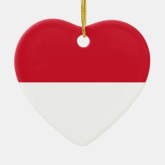 Indonesia – Indonesian Flag Ceramic Ornament