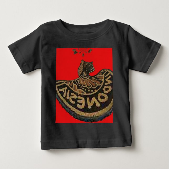 Indonesia Javanese Shadow Puppet Cultural Art Baby T-Shirt (Front)