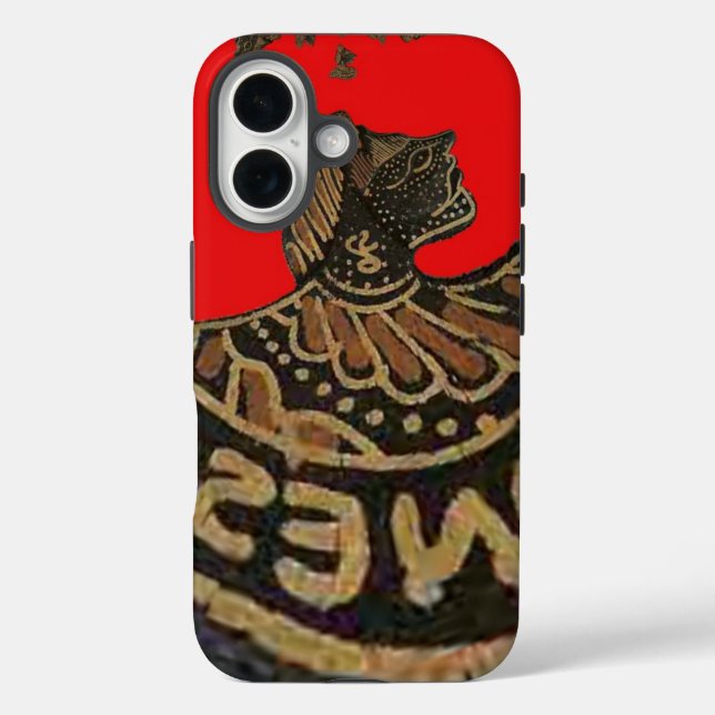 Indonesia Javanese Shadow Puppet Cultural Art Case-Mate iPhone Case (Back)