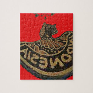 Indonesia Javanese Shadow Puppet Cultural Art Jigsaw Puzzle