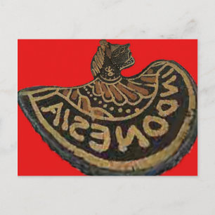 Indonesia Javanese Shadow Puppet Cultural Art Postcard