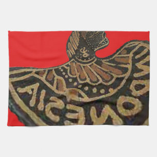 Indonesia Javanese Shadow Puppet Cultural Art Tea Towel