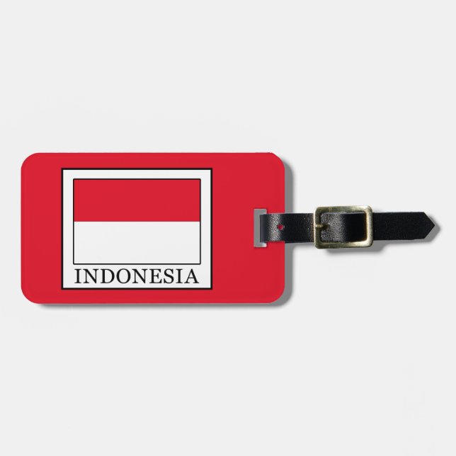 Indonesia Luggage Tag (Front Horizontal)