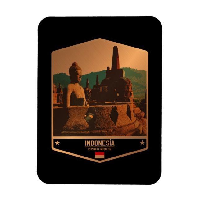 Indonesia Magnet (Vertical)