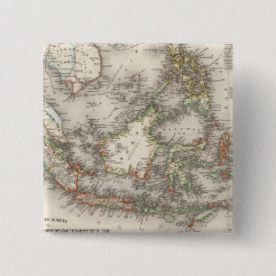 Indonesia, Malaysia 15 Cm Square Badge