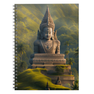 Indonesia Mountain Buddha Notebook