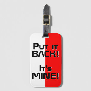 Indonesia National Flag Funny Patriotic Luggage Tag