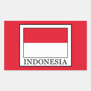 Indonesia Rectangular Sticker