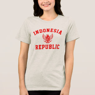 Indonesia Republic Tri-Blend Shirt