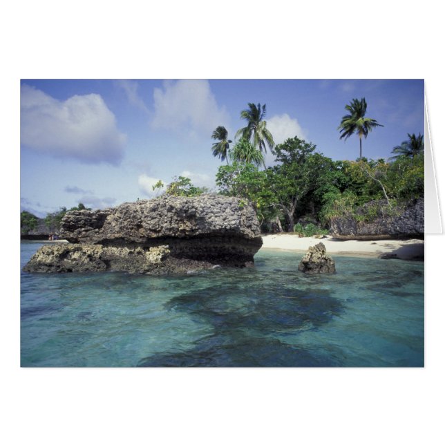 Indonesia. Rock formations along shore (Front Horizontal)
