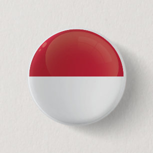 Indonesia  Round Icon Flag 3 Cm Round Badge