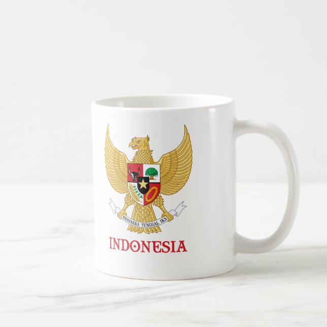 INDONESIA - seal/emblem/blazon/coat of arms/symbol Coffee Mug (Right)
