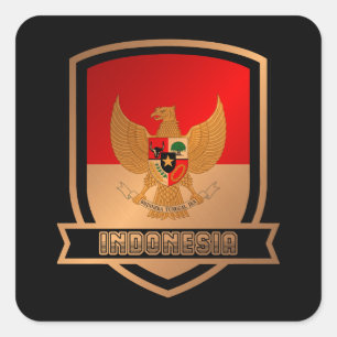 Indonesia Square Sticker