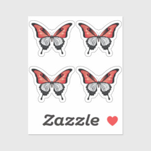 Indonesia Swallowtail Butterfly Flag