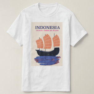 Indonesia vintage style travel poster T-Shirt