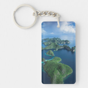 Indonesia, West Papua. Aerial Of Raja Ampat Key Ring