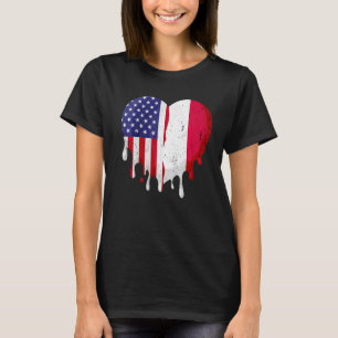 Indonesian American Patriot Grown Country Melting T-Shirt