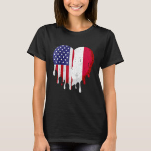 Indonesian American Patriot Grown Country Melting T-Shirt