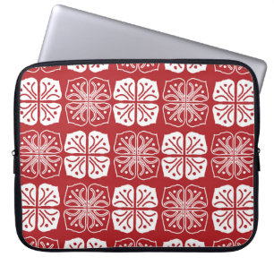 Indonesian Batik Kawung Gurda Design Laptop Sleeve
