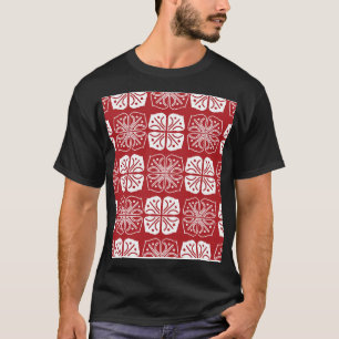 Indonesian Batik Kawung Gurda Design T-Shirt