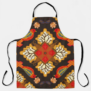 Indonesian batik motif with a very distinctive flo apron