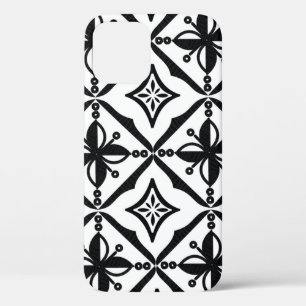 Indonesian batik motifs with very distinctive patt iPhone 12 case