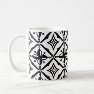 Indonesian batik motifs with very distinctive patt coffee mug