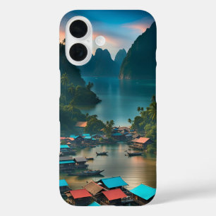 Indonesian Fishing Village iPhone 16 Case
