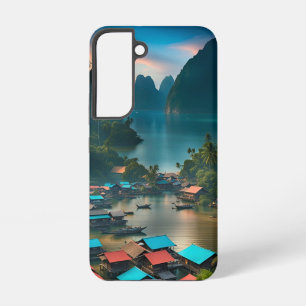 Indonesian Fishing Village  Samsung Galaxy Case