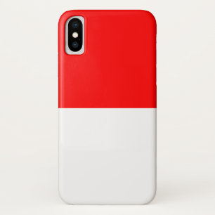 Indonesian Flag (Indonesia) iPhone X Case