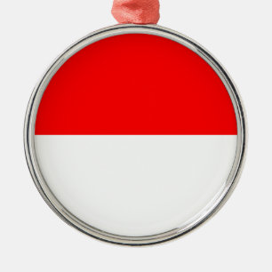 Indonesian Flag (Indonesia) Ceramic Ornament