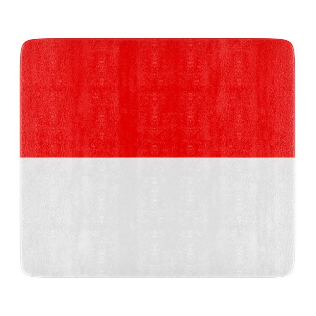 Indonesian Flag (Indonesia) Cutting Board (Front)