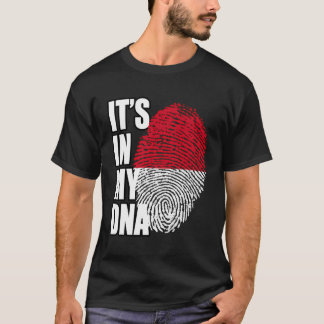 Indonesian Heritage Dna Flag T-Shirt