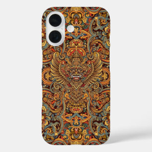 Indonesian Indigenous Hindu Art Design iPhone 16 Case