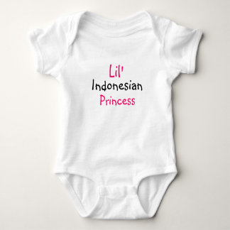 Indonesian princess baby bodysuit
