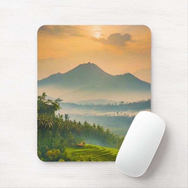 Indonesian Sunset  Mouse Pad (With Mouse)