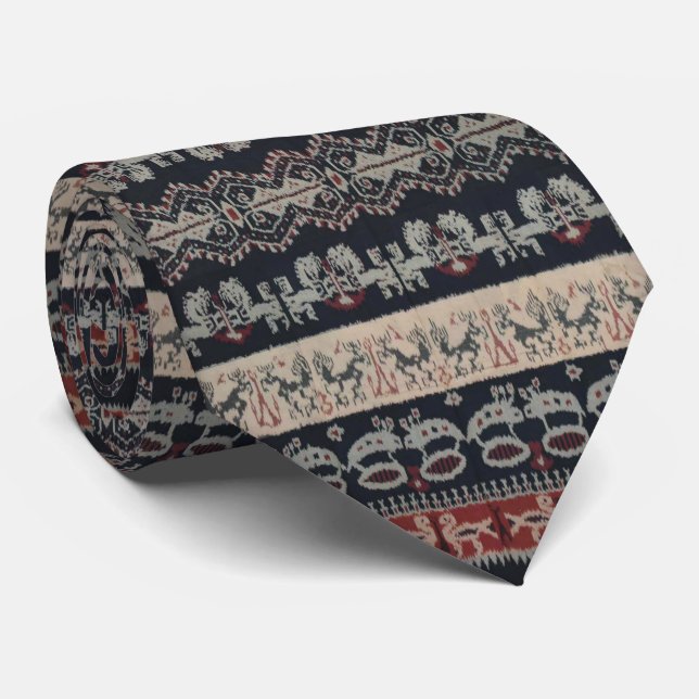 Indonesian Tribal Ikat Textiles Weavings Indonesia Tie (Rolled)