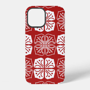 Indonesian vintage batik typical design, combinati iPhone 12 case