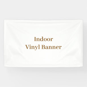 Indoor 3' x 5' Vinyl Banner