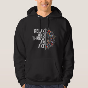 Indoor axe throwing Quote for a Axe throwing adult Hoodie
