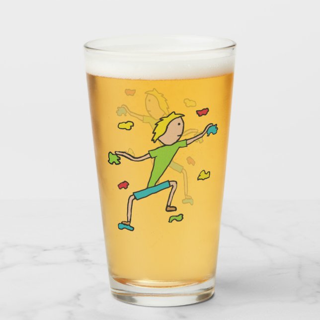 Indoor Climbing Glass (Front Filled)