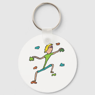 Indoor Climbing Key Ring