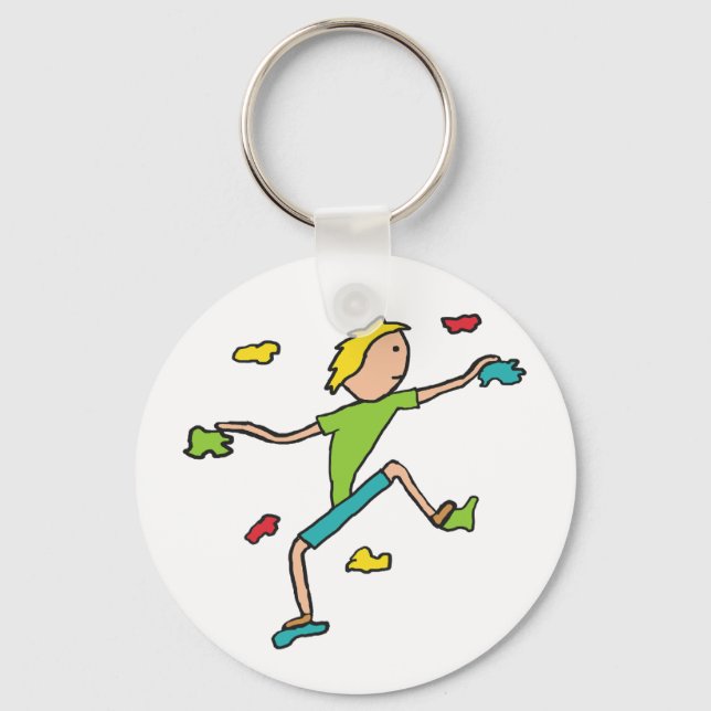 Indoor Climbing Key Ring (Back)