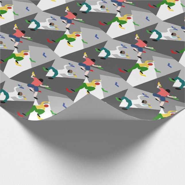 Indoor Climbing Wrapping Paper (Corner)