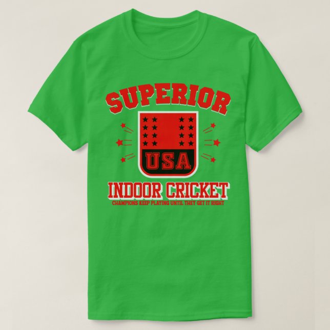 Indoor cricket  T-Shirt (Design Front)