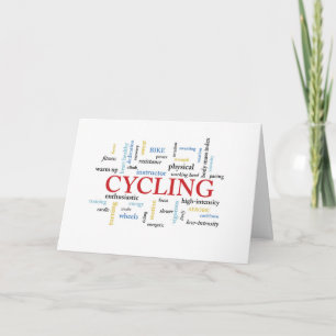 Indoor Cycling Instructor Birthday In Descriptive Card